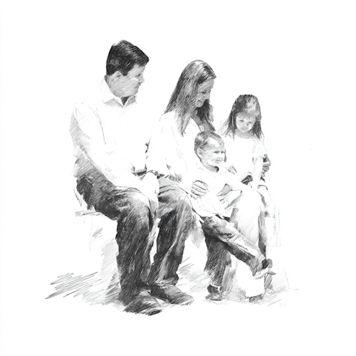 QR code video von Familie erstellt