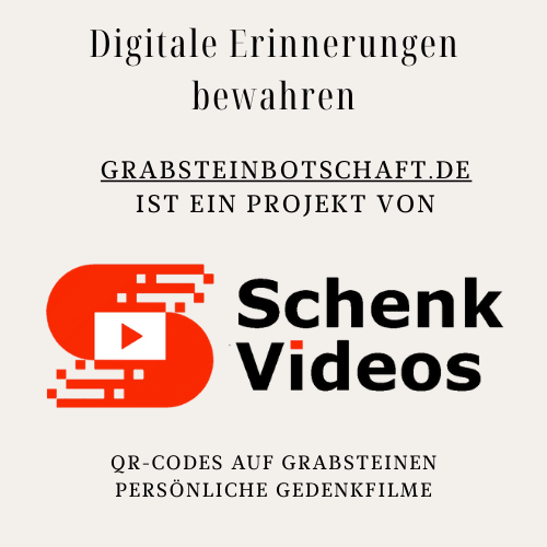 Grabsteinbotschaft ist ein Projekt von Schenk Videos